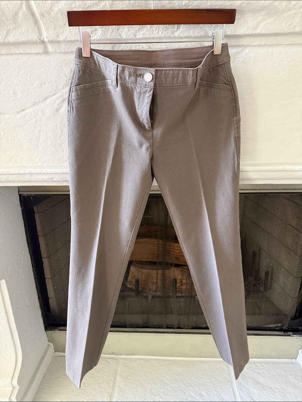 Chico’s Women’s Straight Leg Taupe Jeans